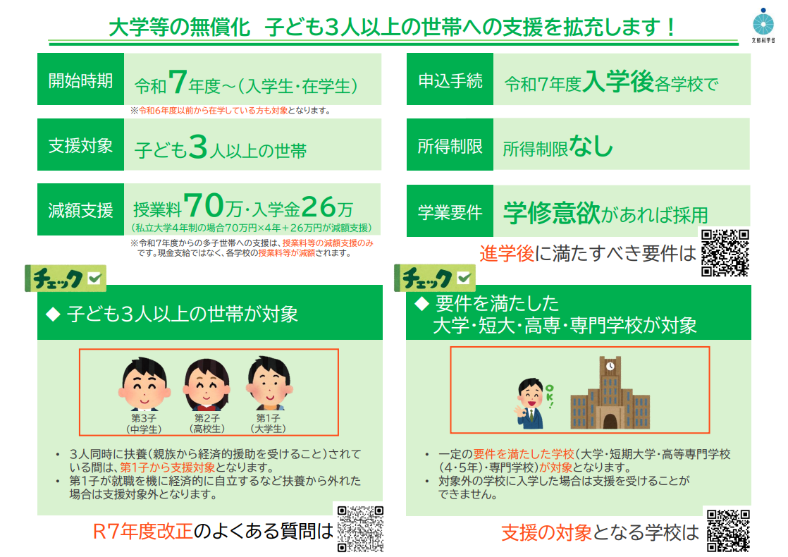 2025年度からの多子世帯の大学等の授業料等減免について（概要）.png